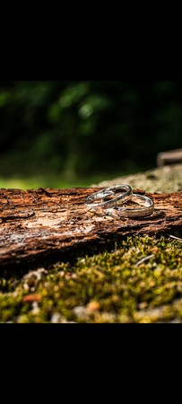 Dorotka White snubní prsteny z bílého zlata