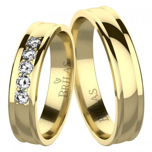 Nikola Gold - snubné prstene zo žltého zlata