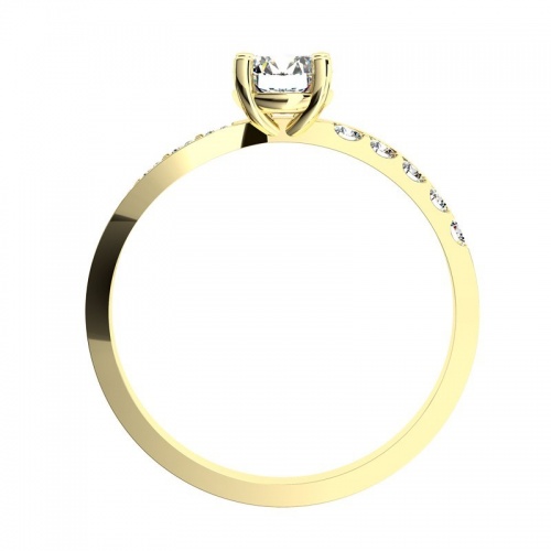 Paloma Gold - zaujímavý zásnubný prsteň zo žltého zlata