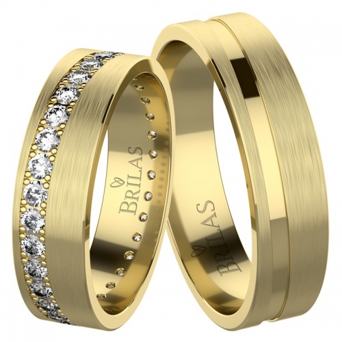 Enuris Gold - snubné prstene zo žltého zlata