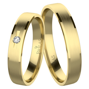 Sarina Gold - snubné prstene zo žltého zlata
